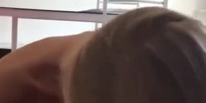 Blonde teen POV