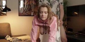 Doggystyle screw with big tits amateur girl
