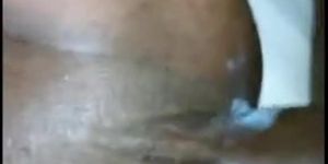 Big black cock creaming on girl
