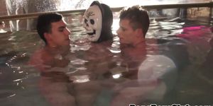 CLUB BANG BOYS - Athletic hunk covered with thick jizz
