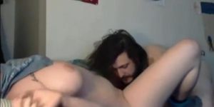 Hot college babe homemade