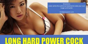 Subliminal Hypnotic Programming - Long Hard Power Dick