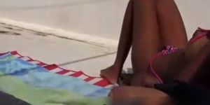 Cock sucking latina chuggin on meaty part2 - video 3