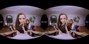 18VR.com Bottle Spinning Leads To A Wild Threesome (Chelsy Sun, Kattie Hill, Kristy Black)