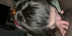 Sloppy Face fucking my white slut (Nestee Shy)