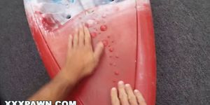 XXXPAWN - Tiny Teen Trying To Bail Out Her Degenerate BF, Needs Cash Fast!