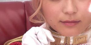 ERITO - Cosplay Sheryl Nome titfucking at the Macross Galaxy