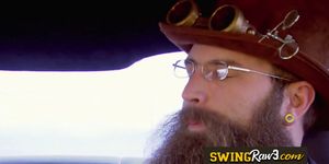 American swinger couples fuck hard in the Red Orgy Room New episodes of american open swing house
