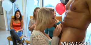 Exciting cock sucking party - video 3