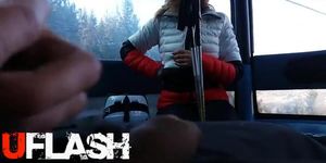 My First Flash with Cum Part 1