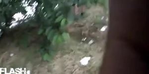 Festival Flash - Guy Pretends to Piss