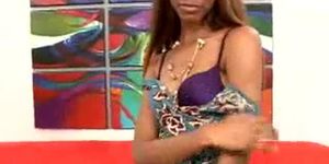 Ebony Babe Loves Sucking And Fucking Dick Gently!