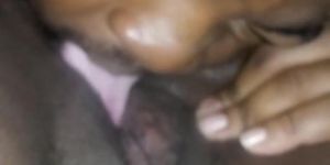 MAN EATS EBONY PUSSY LIKE LAST MEAL!!!