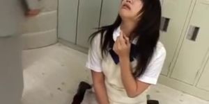Rin has cunt rubbed in white panty and fucked by sucked stiffy - More at hotajp.com - video 1