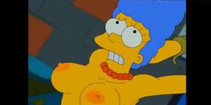 marge simpson getting fucked by machine
