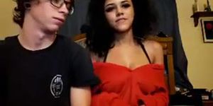 Busty Latina And Her Boy