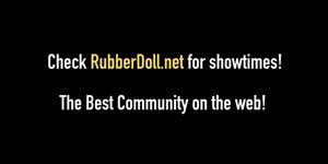 Military Girl Rubberdoll Slaps Ruby Luster With Riding Crop!