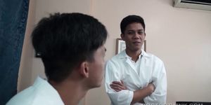 DOCTOR TWINK - Kinky Asian Twink Doctors Bareback Fuck