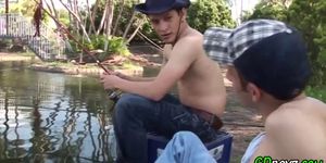 Gay amateur blows latin