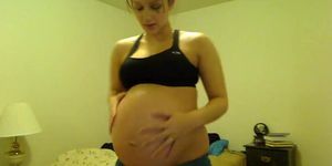 Pregnnt Tori Taylor Blue Shorts (Faith Leon)