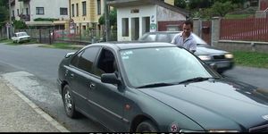 He picks up 70 yo old blonde granny for sex