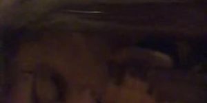 Sexy girl sucking my cock after a party