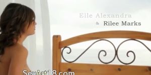 Three beautiful glamours in heels - video 5