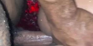 PUERTO RICAN SLUT GETS THUMB UP HER BUTT OUTSIDE!!!!!