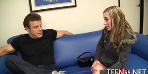Teen gets cock instead of dildo - video 12 (sex_obsessed)
