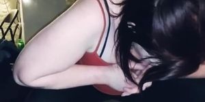 Pissing herself