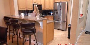 Cum sprayed fetish stepteen pov