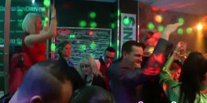 Party slut fucked in orgy