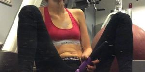 Gym orgasm
