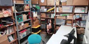 Chad spreadeagle fuck Isabella Rice on the table top