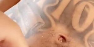 NLE Chilpancingo gets guan cock played with by girlfriend (Blasian Blasian)