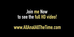 anal 1st timer maria marley gets booty fucked & creampied!