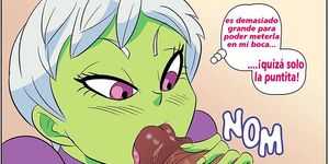Broly x Cheelai (comics español) / (revisar primer comentario) (Kim Triple X)