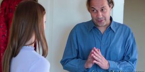 Teen stepdaughter jizzed - video 5