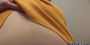 Slutty teen masturbates on some steps (Lacey Kirscuner, Lussy Kirschner)