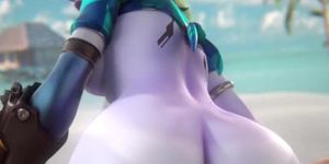 Widowmaker'S (Overwatch) Huge Ass Riding A Dick - [Fpsblyck]