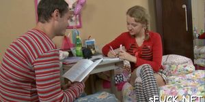 Fresh teen is fucking her guy - video 9