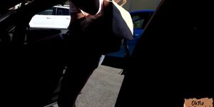 Pretty Audrey Royal sucks a random dudes cock for a ride (Audrey Charlize)