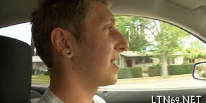 Sexy cock licking session - video 30