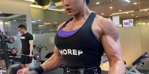 ASIAN FEMALE BICEPS
