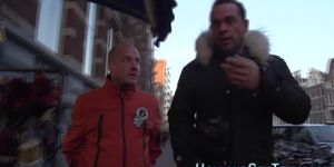 Amsterdam hooker jizzed - video 1