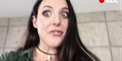 Angela White and Lena Paul Lesbian Scissor and Cum