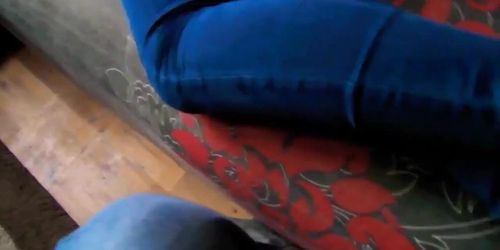 Removing Sleeping Girlfriend's Boots And Socks 2 Smelt20