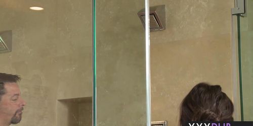 Client knocked on her door and got amazing blowjob by big ass Latina MILF (Ava Alvarez, Jack Vegas)