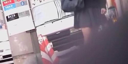 Jumpy oriental schoolgirl in the middle of wicked sharking adventure