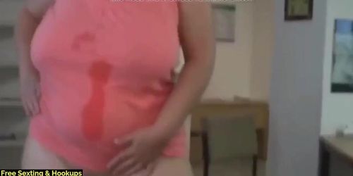 Naughty BBW Wife Came for an Interview To Get new Job